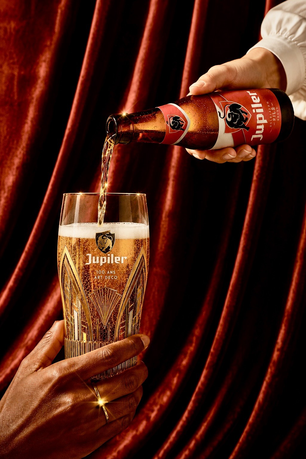 Glas Jupiler x Art deco