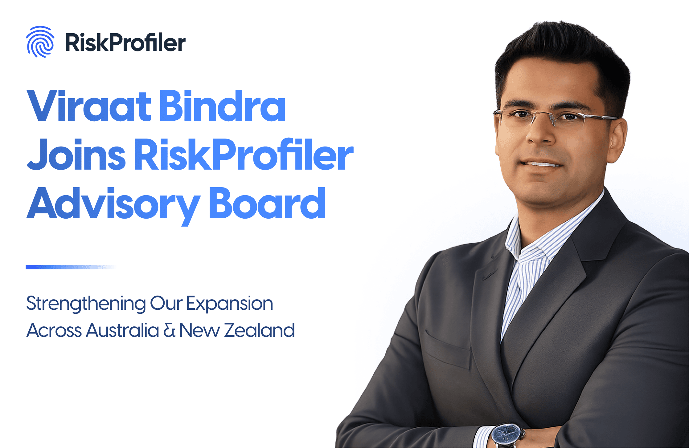RiskProfiler advisory board announcement welcoming cybersecurity expert Viraat Bindra