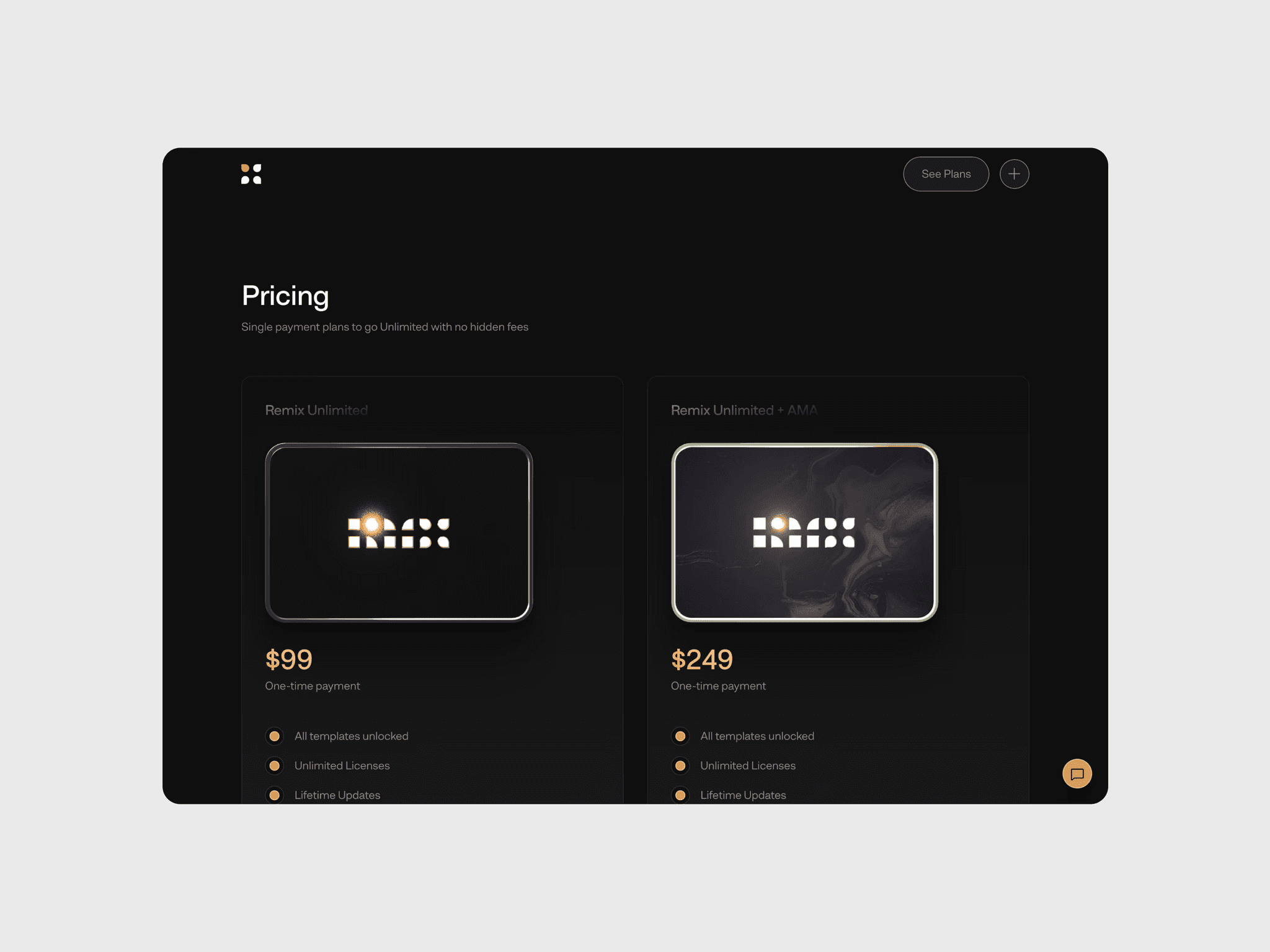 Pricing Page