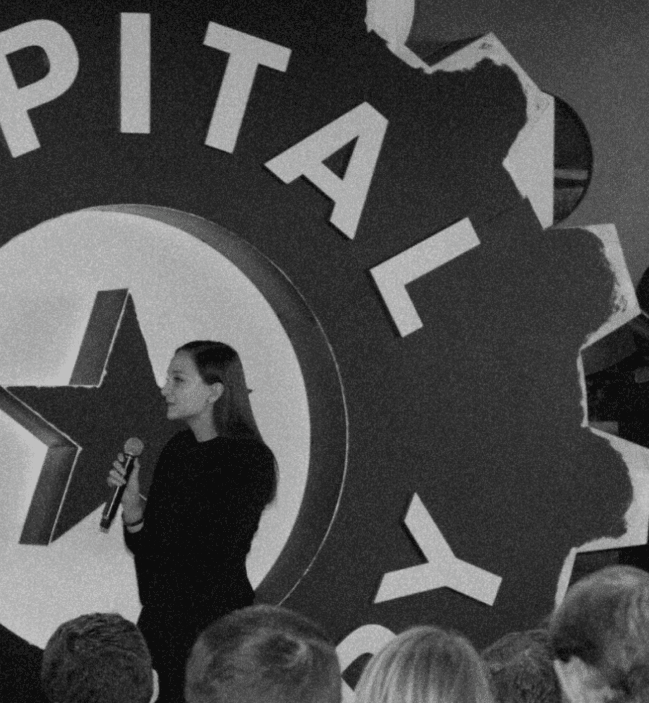 Zoe speaking at Capital Factory in Austin Texas