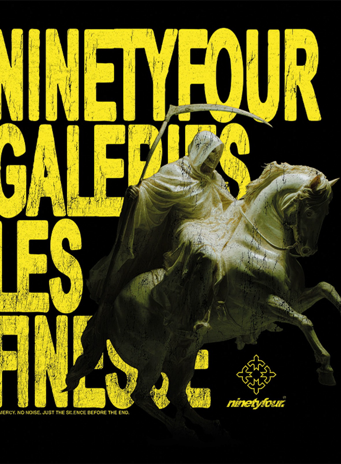 Oil bubbles and foam on yellow and black liquid