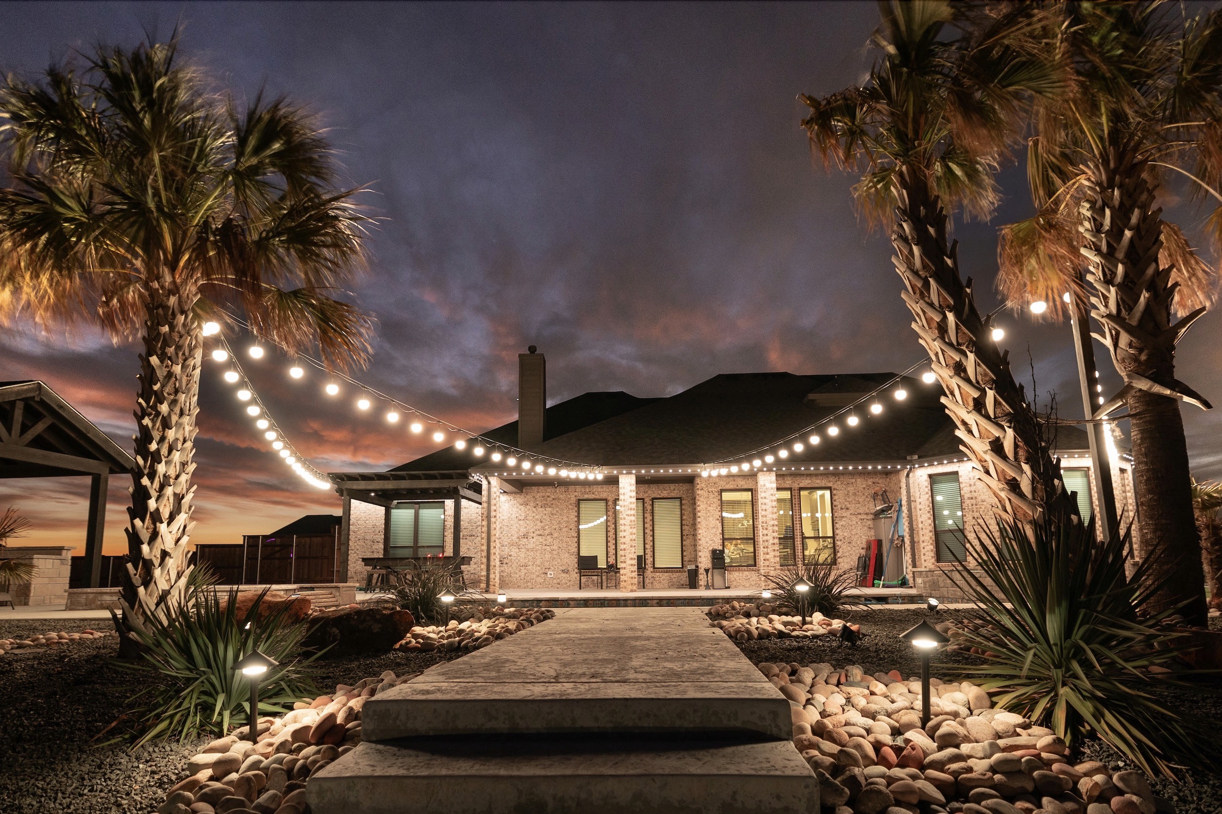 Patio lighting