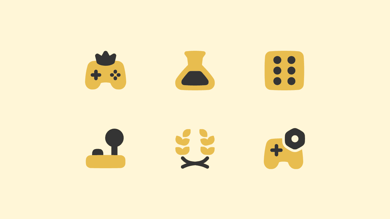 Plump Flat Gaming Icon Set