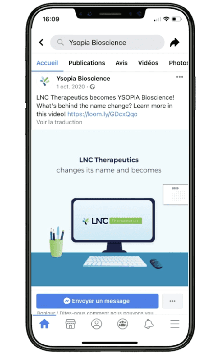 Faire émerger un labo bioscience auprès d’audiences internationales