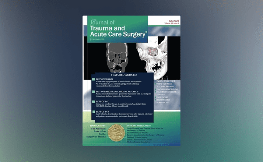 Journal of Trauma and Acute Care Surgery cover image