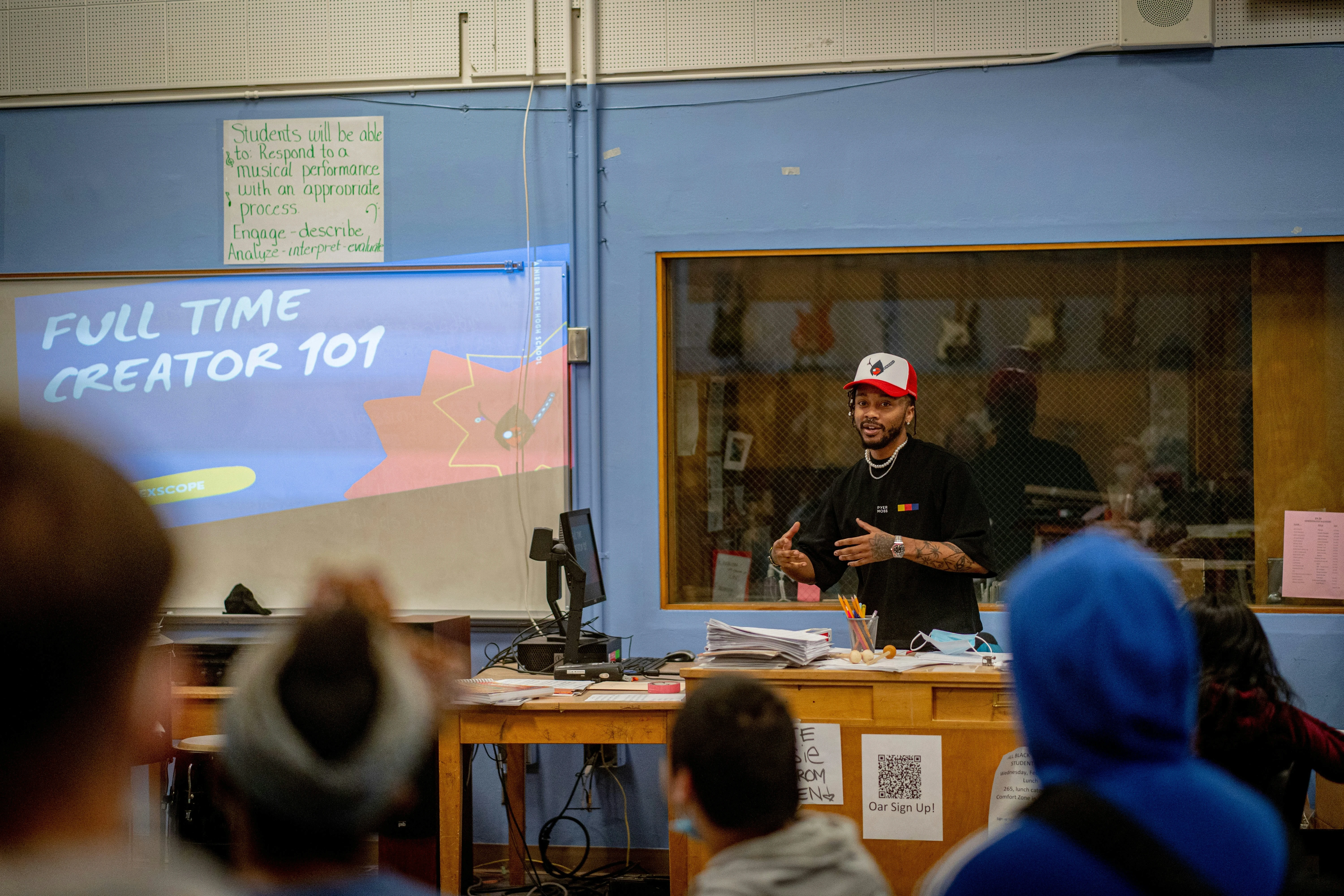 High school students attend RISE summer workshop on content creation and digital careers, learning from full-time creators through real-world mentorship.