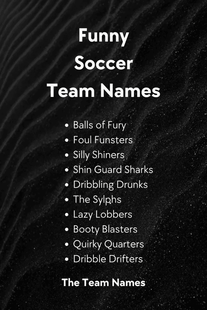 Soccer Team Names - relatable over tryhard catchy