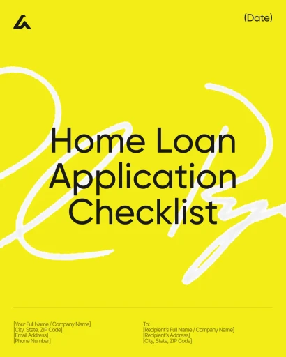 Home Loan Application Checklist
