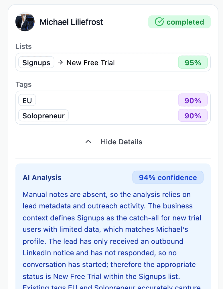 4 Ways AI CRMs Kill Admin Work example