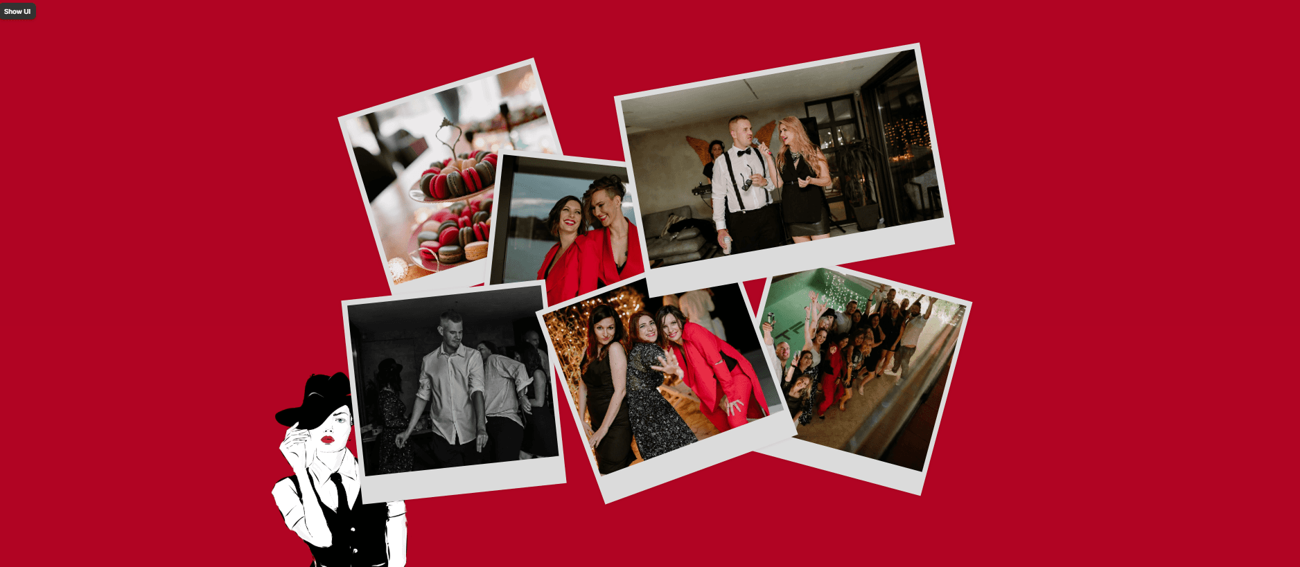 Blurred portrait of woman wearing futuristic helmet