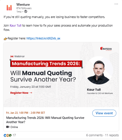 Marketing Spotlight: Wenture Marketing Strategy Top-Performing Content
