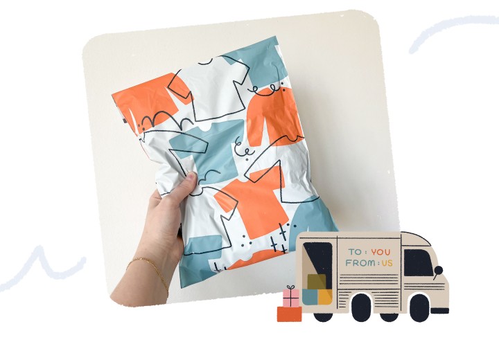 Photo of shipping bag