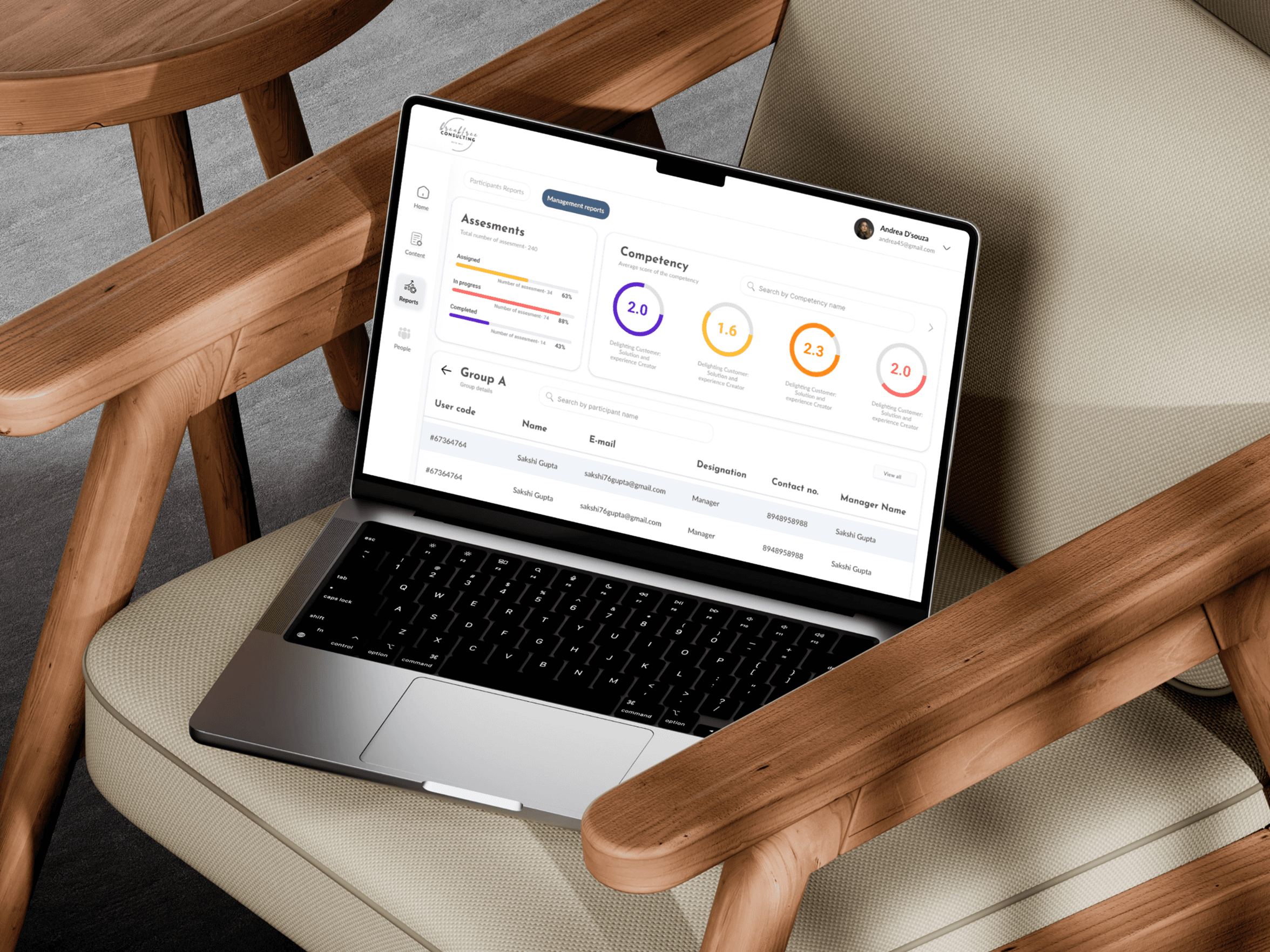 preview of project with mackbook mockup