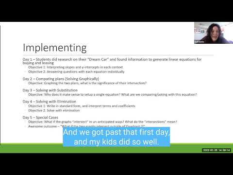 Barb Bolte - Math Teacher on Student Talk in the Math Classroom