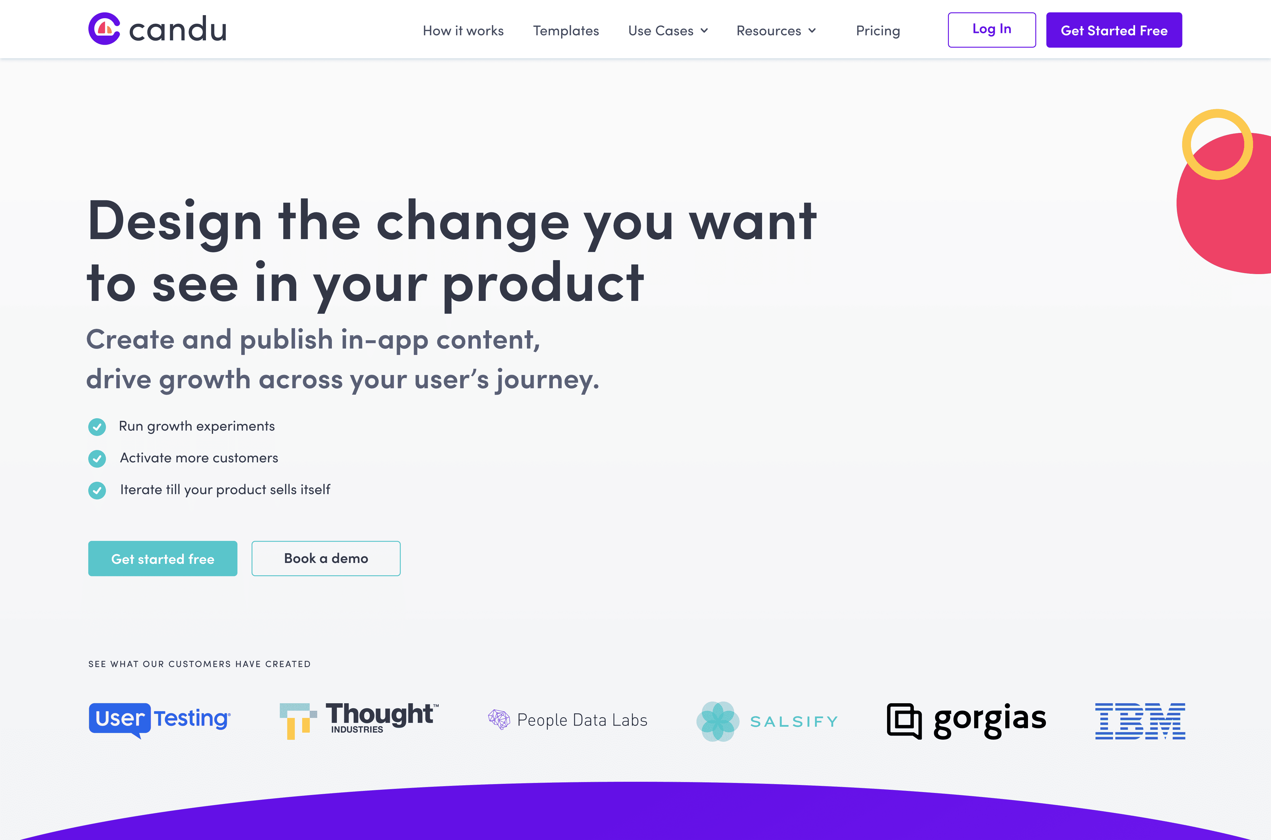 No-code editor. Homepage version A