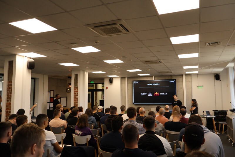 ethsofia hackathon presentation in front of hackers