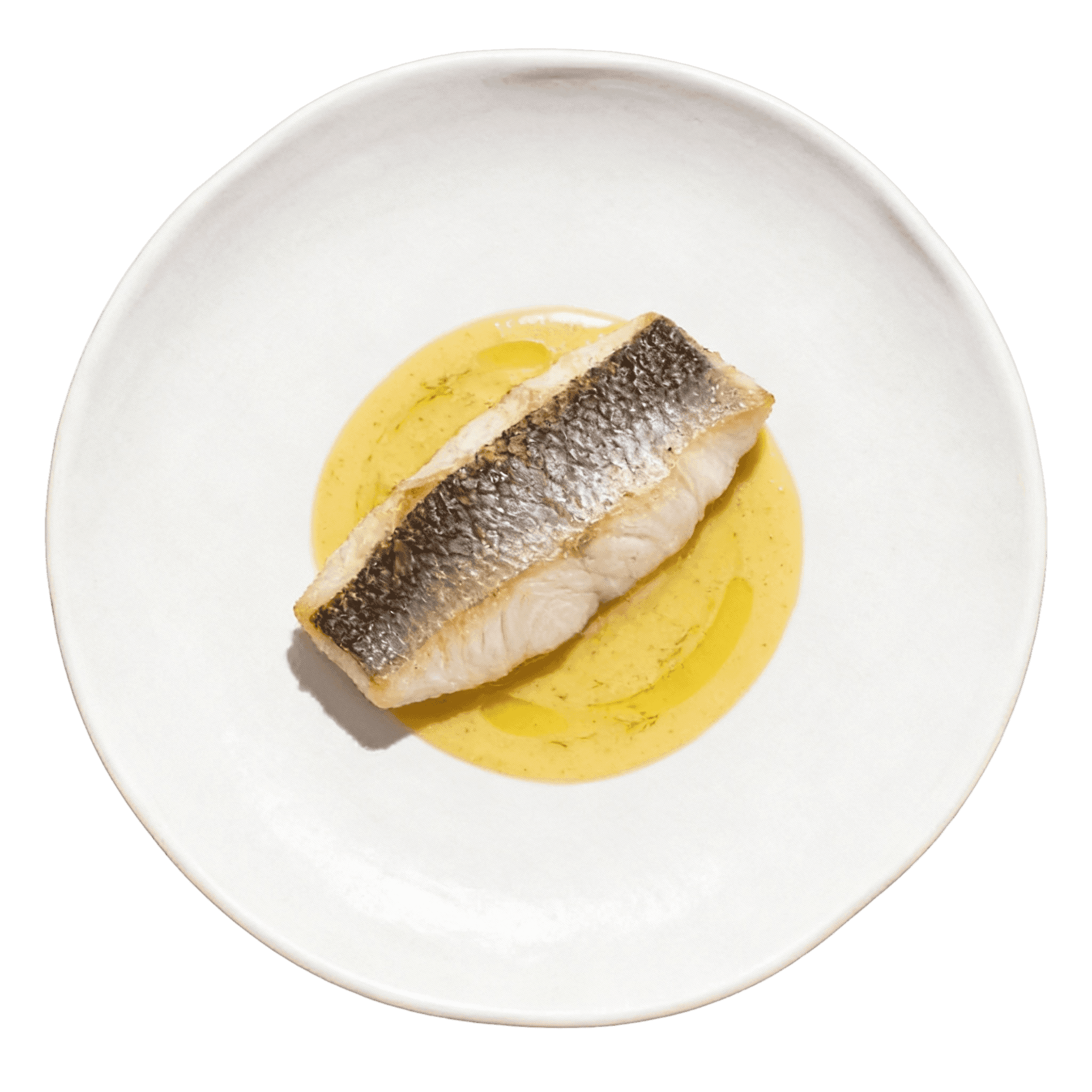 Wild Sea Bass, Saffron Beurre Blanc