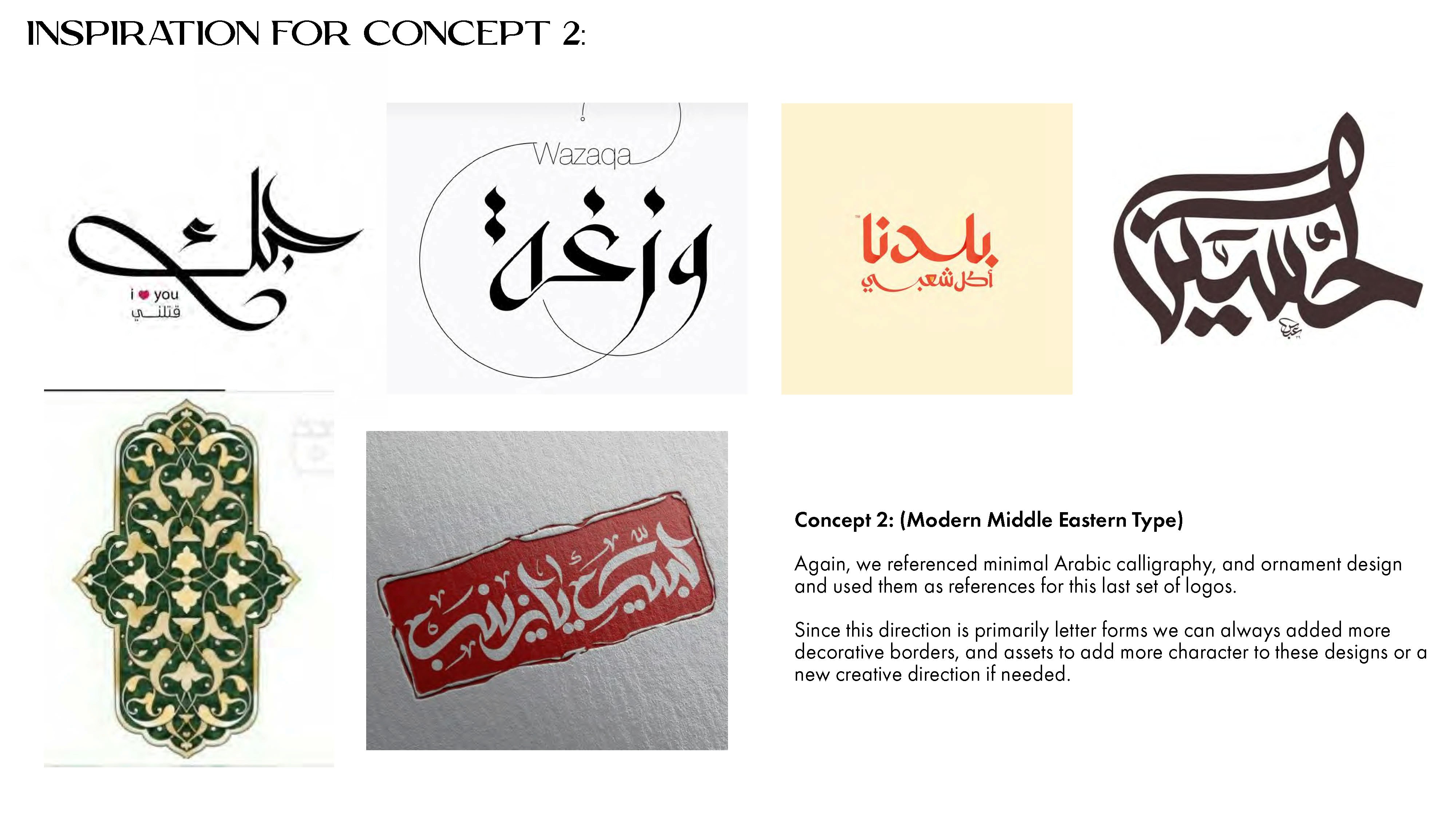 Saras Kitchen Brand Exploration slide