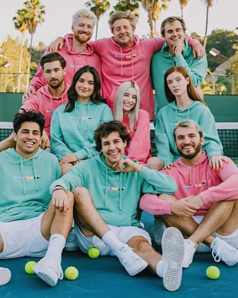 MrBeast, a young man with short hair wearing a black t-shirt, looking thoughtfully to the side against a gray background.