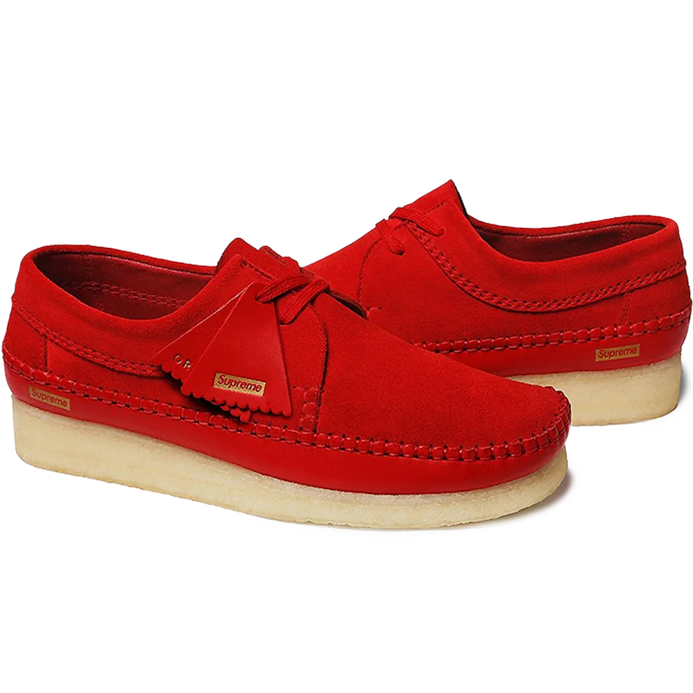 Clarks Originals × Supreme Wallabee collaboration footwear design