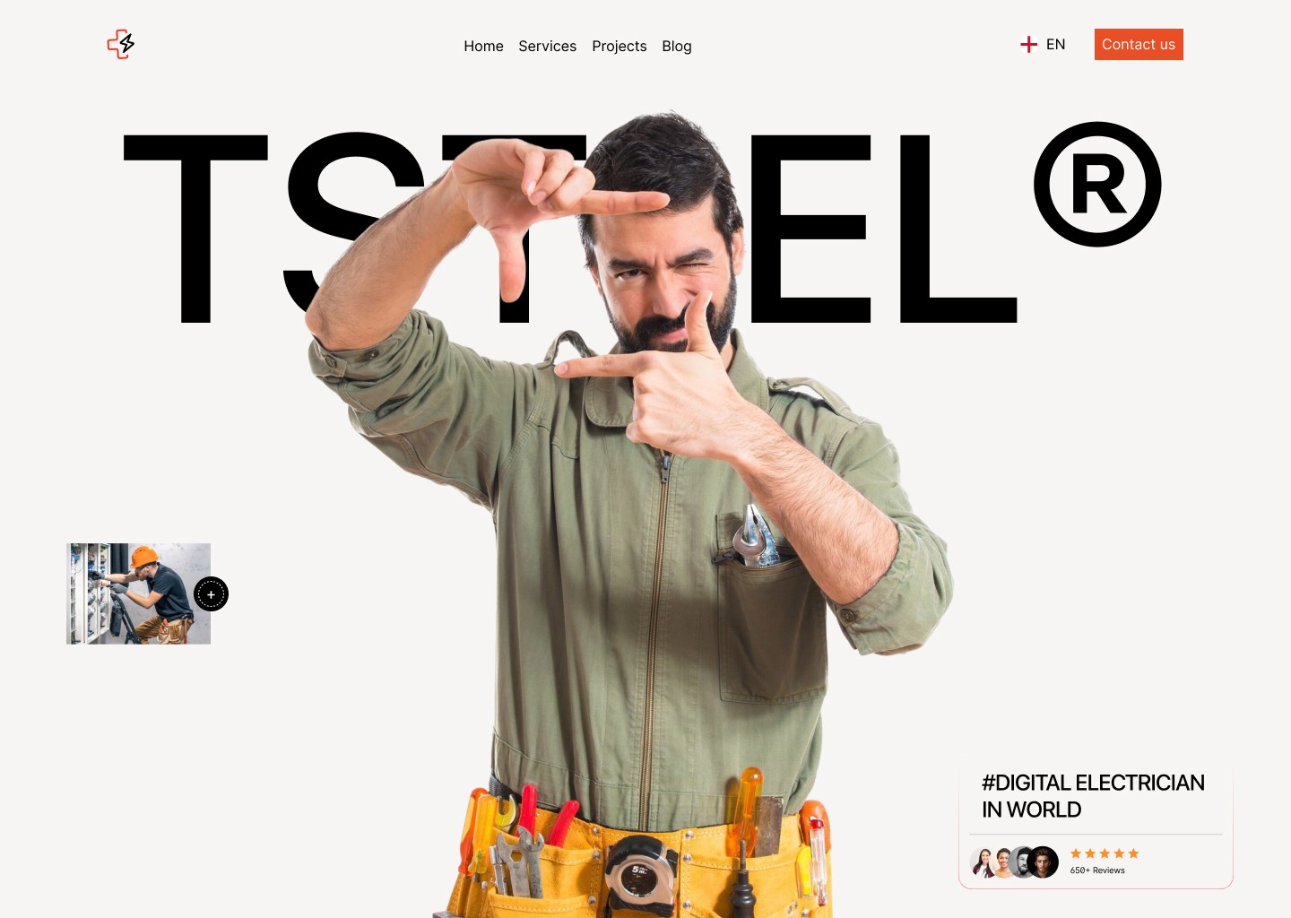 Mockup site web artisan BTP création Aura Growth