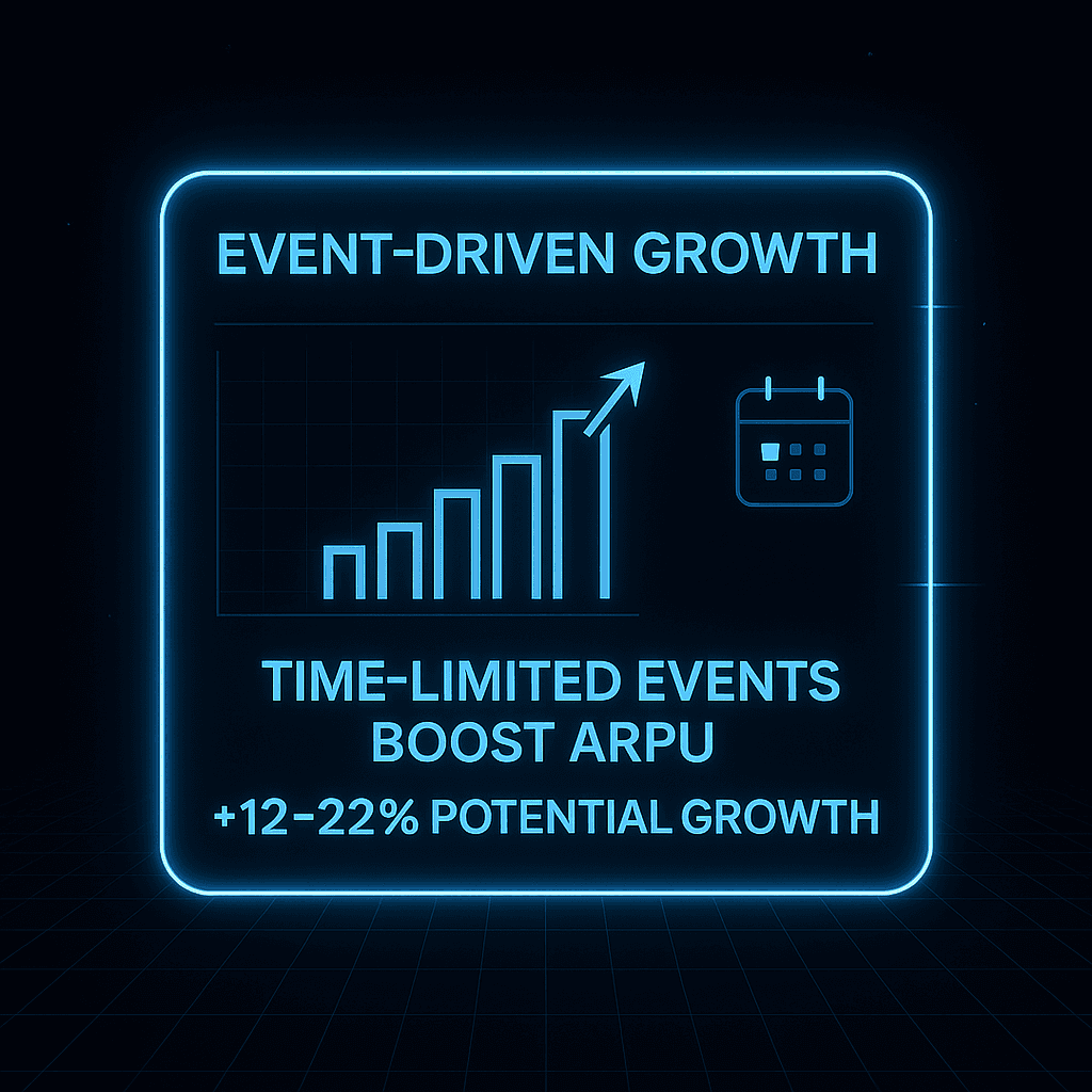 UAE player value metrics including 30-day ARPU and D1 to D30 retention rates.