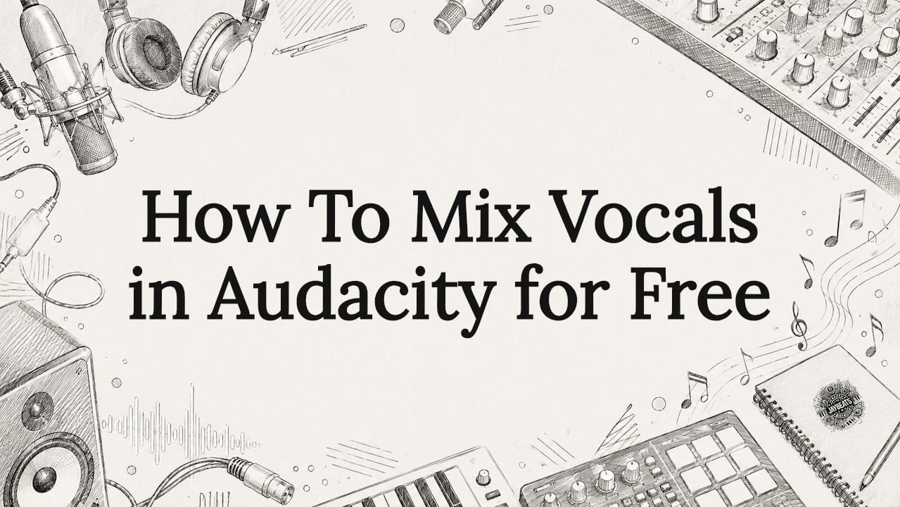 How To Mix Vocals in Audacity for Free