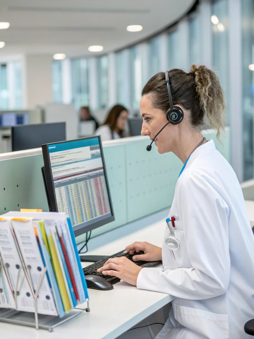 Prise de rendez-vous patient par une télésecrétaire médical