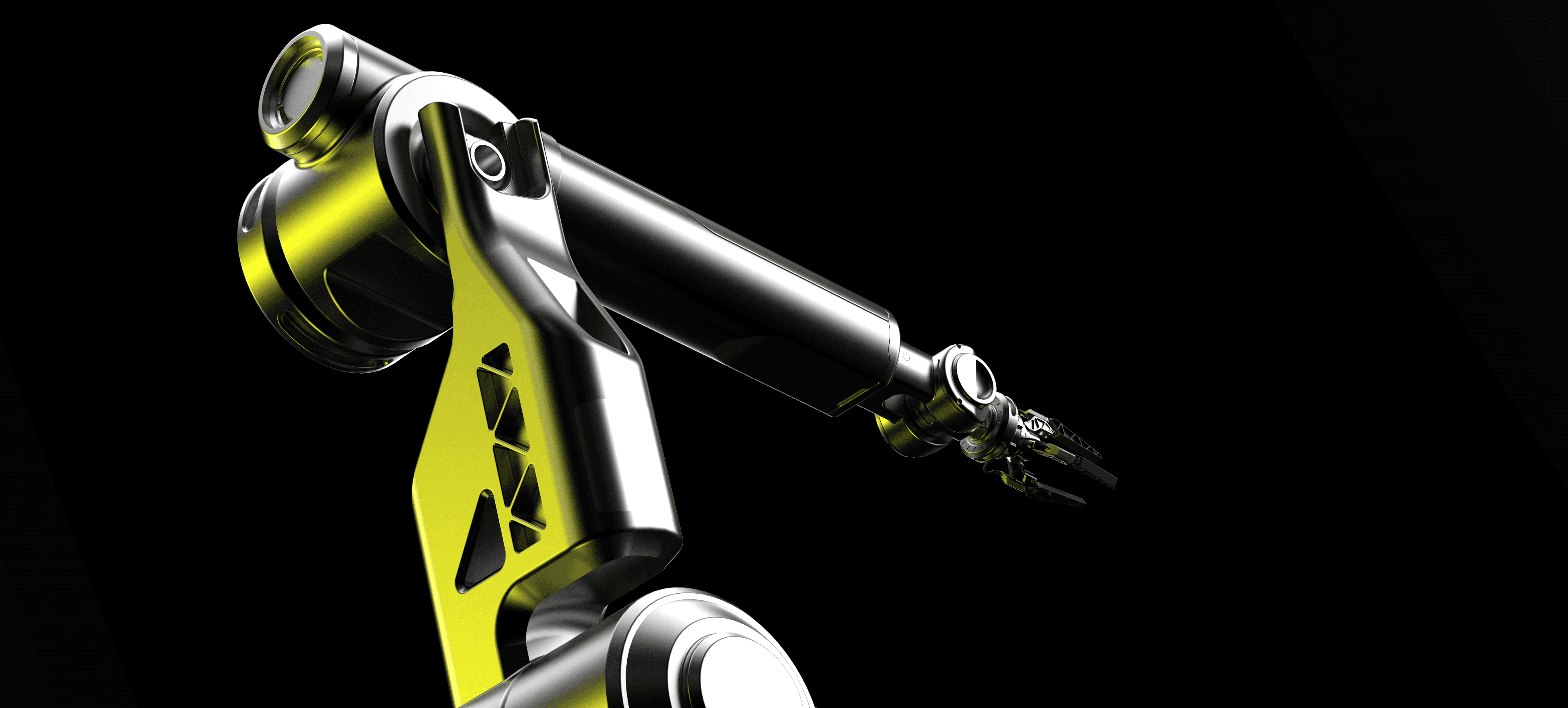 Black cosmetic product bottle against a dark background