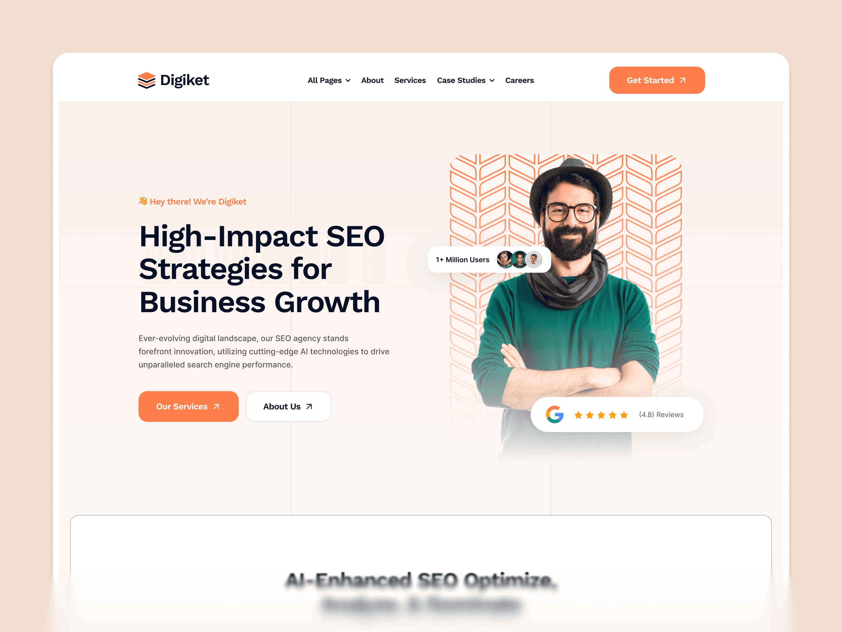 framer marketing agency template