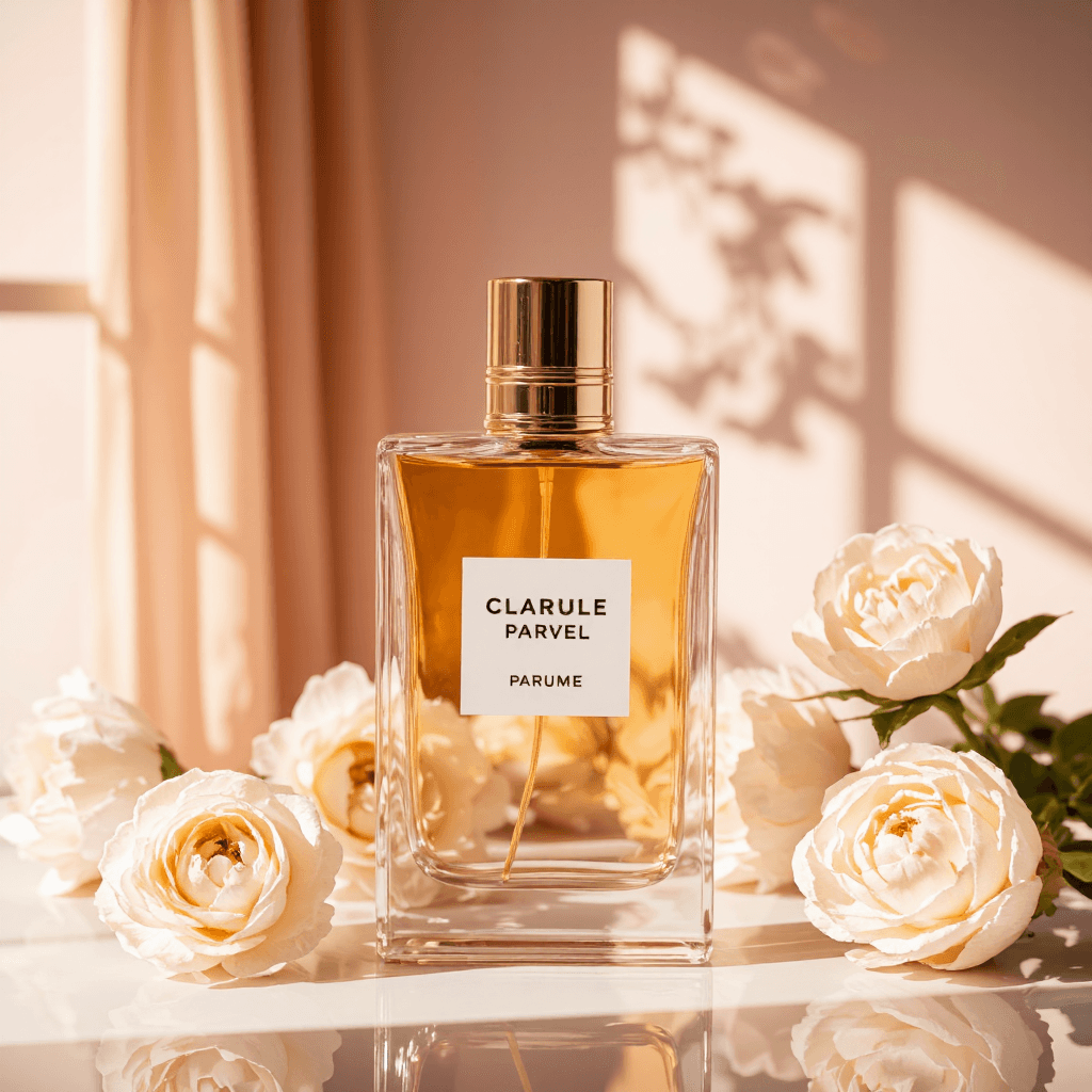 product photography of perfume