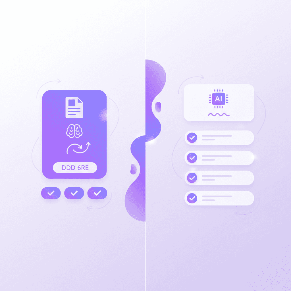 Spaced repetition flashcard interface versus standard multiple-choice screen