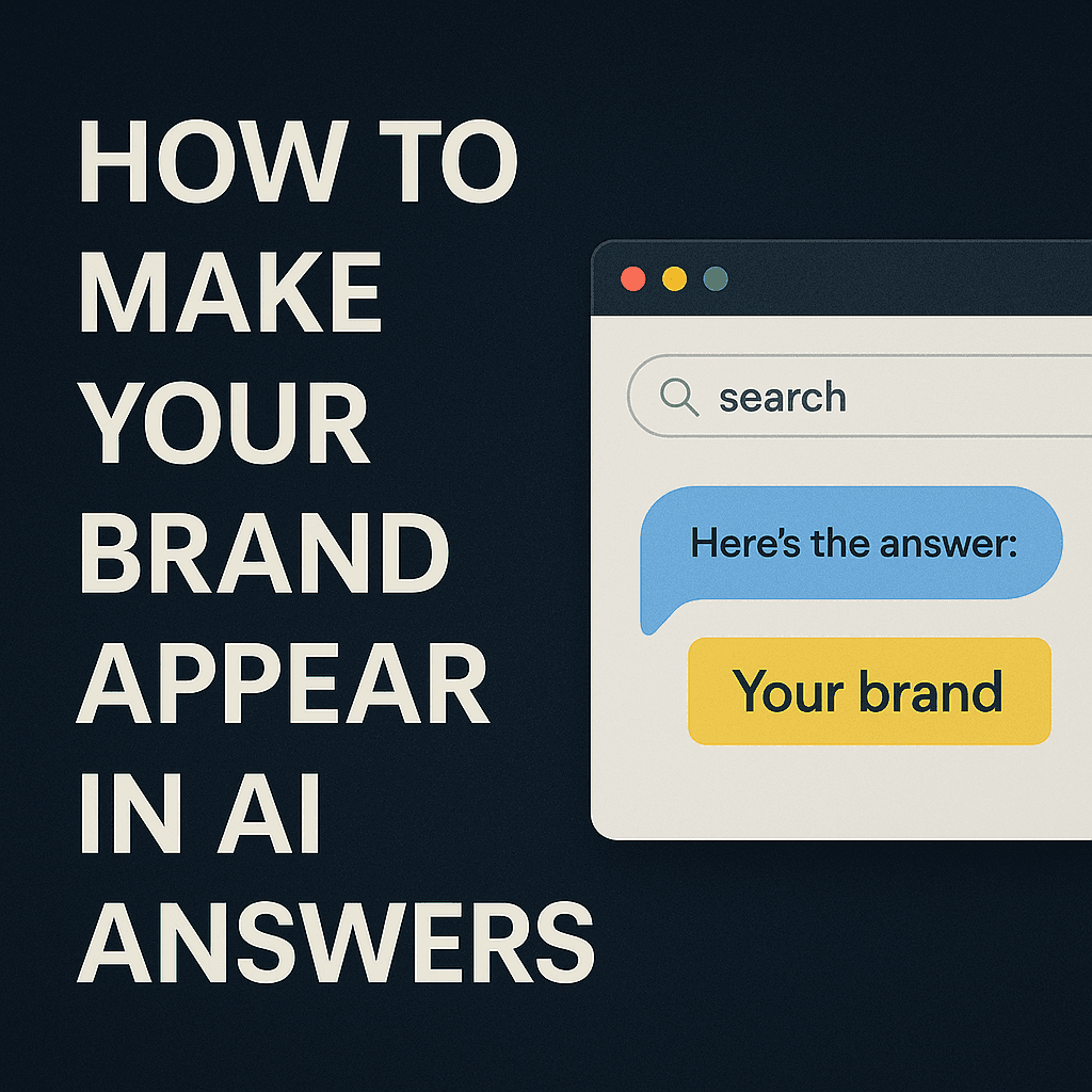 AI Search Optimization: How to make your brand appear in AI-generated answers