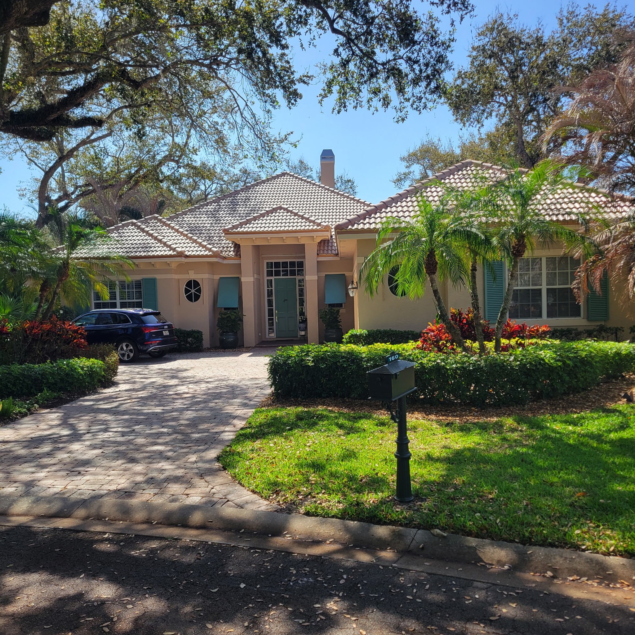 2026 Roof Replacement in The Estuary, Indian River Shores, Vero Beach with Westlake Estate S tiles in Coconut