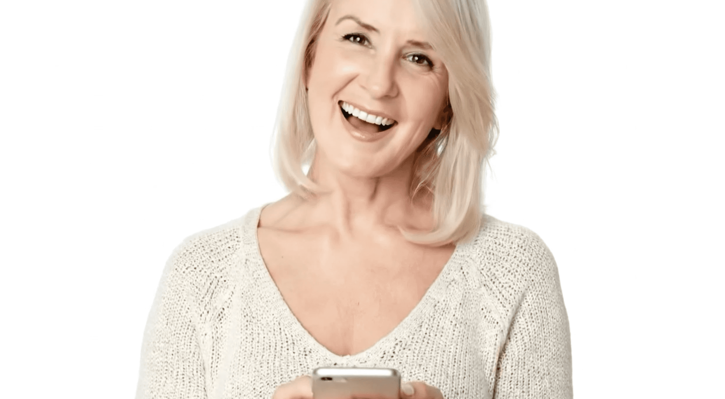 Smiling woman at home in Coffs Harbour, relaxed and carefree knowing her cleaning is already done by Pacific Breeze Cleaners.