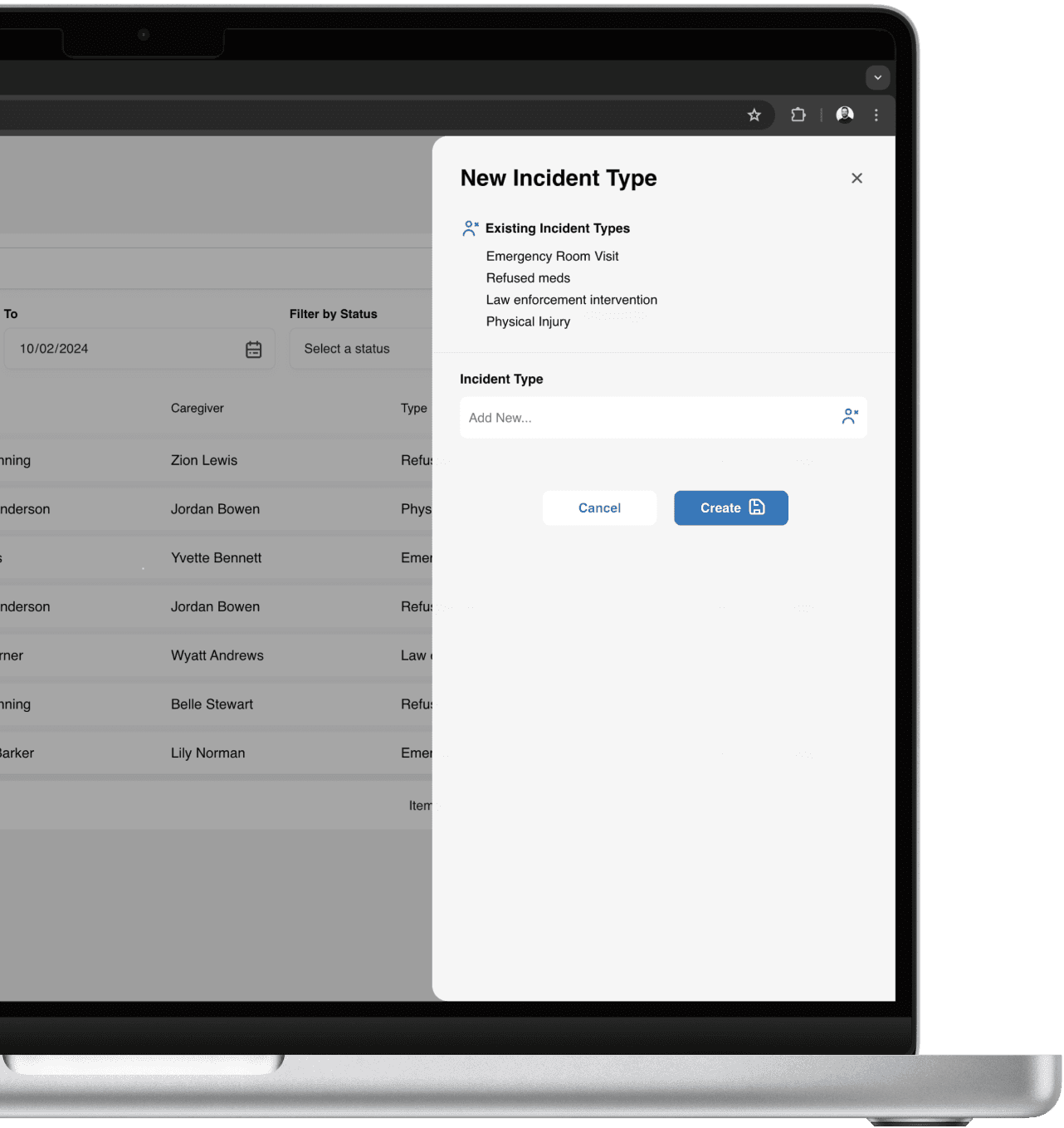 Incident reporting software.