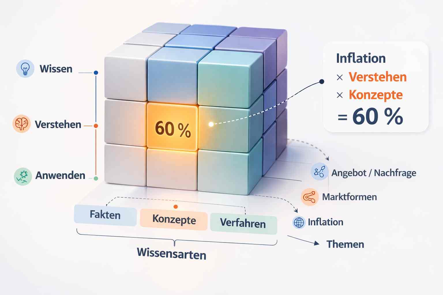 Taxonomien, Lerstände und Wissenswürfel