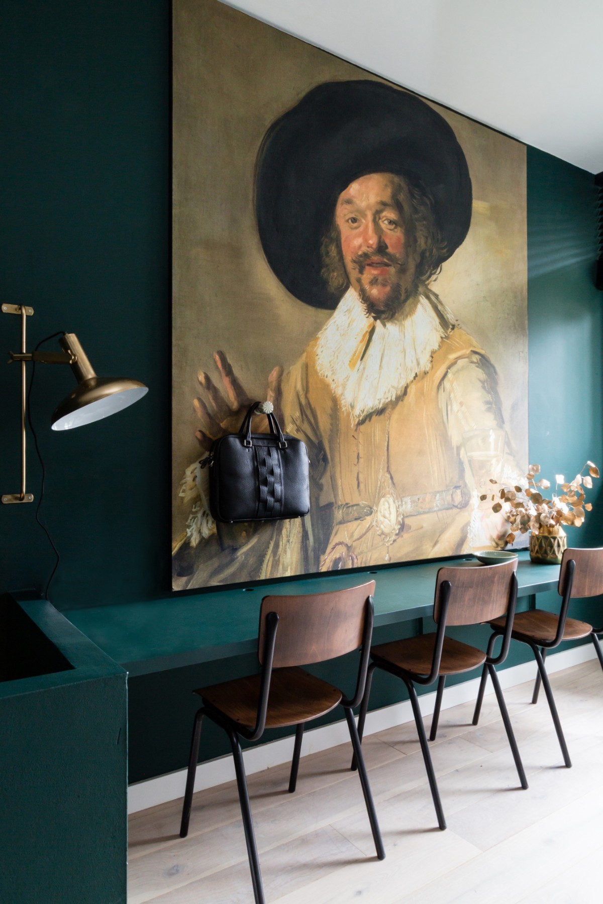 groene wand interieur