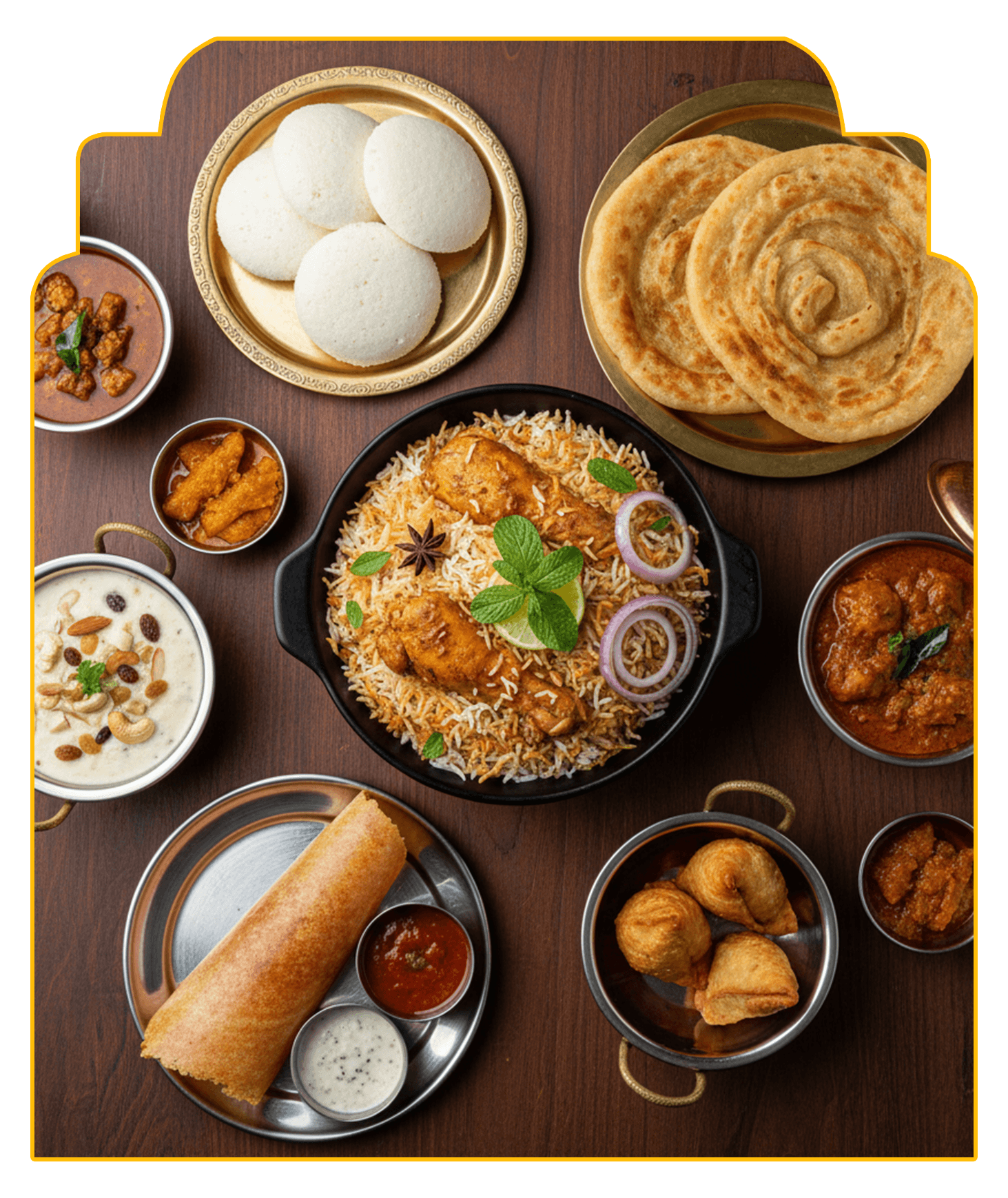 Delicious South Indian food