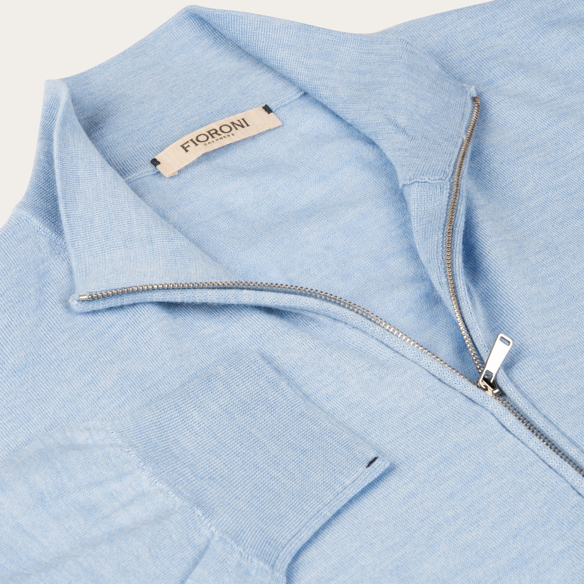 Bomber style cotton and silk cardigan - Mandelli UK