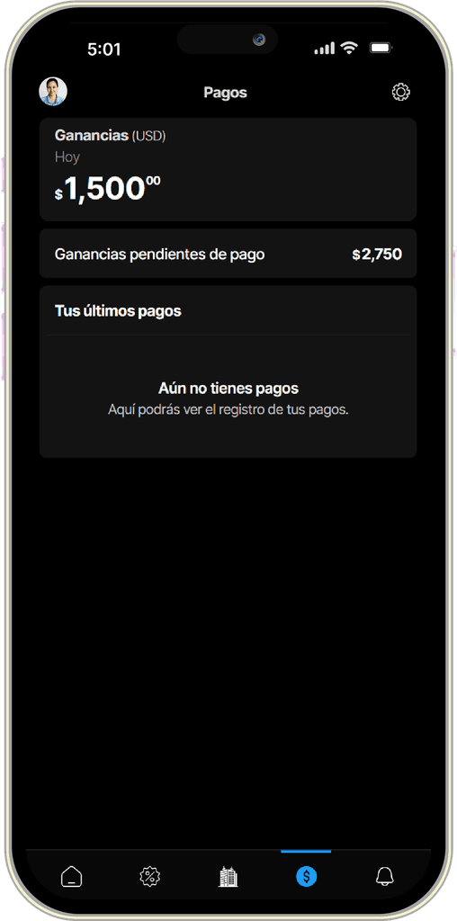 Dapps Connection Screen