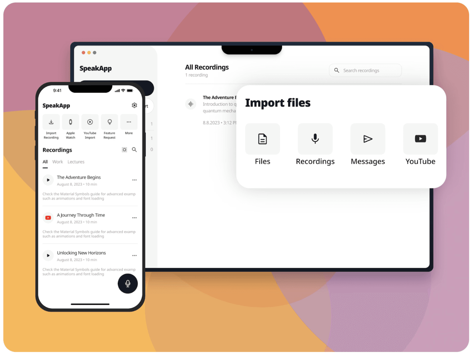 SpeakApp AI screenshot