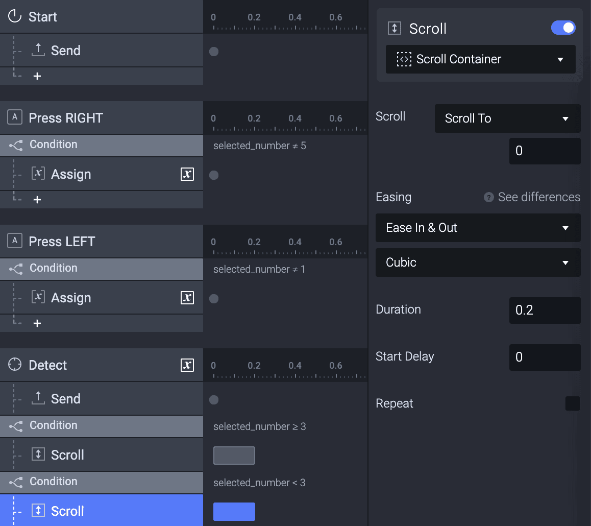 Add the condition when selected_number < 3