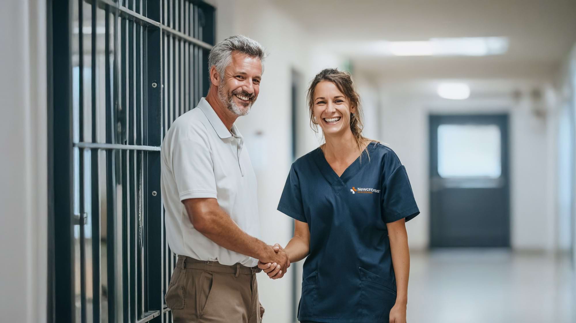 nurse in secure care setting from Newcross