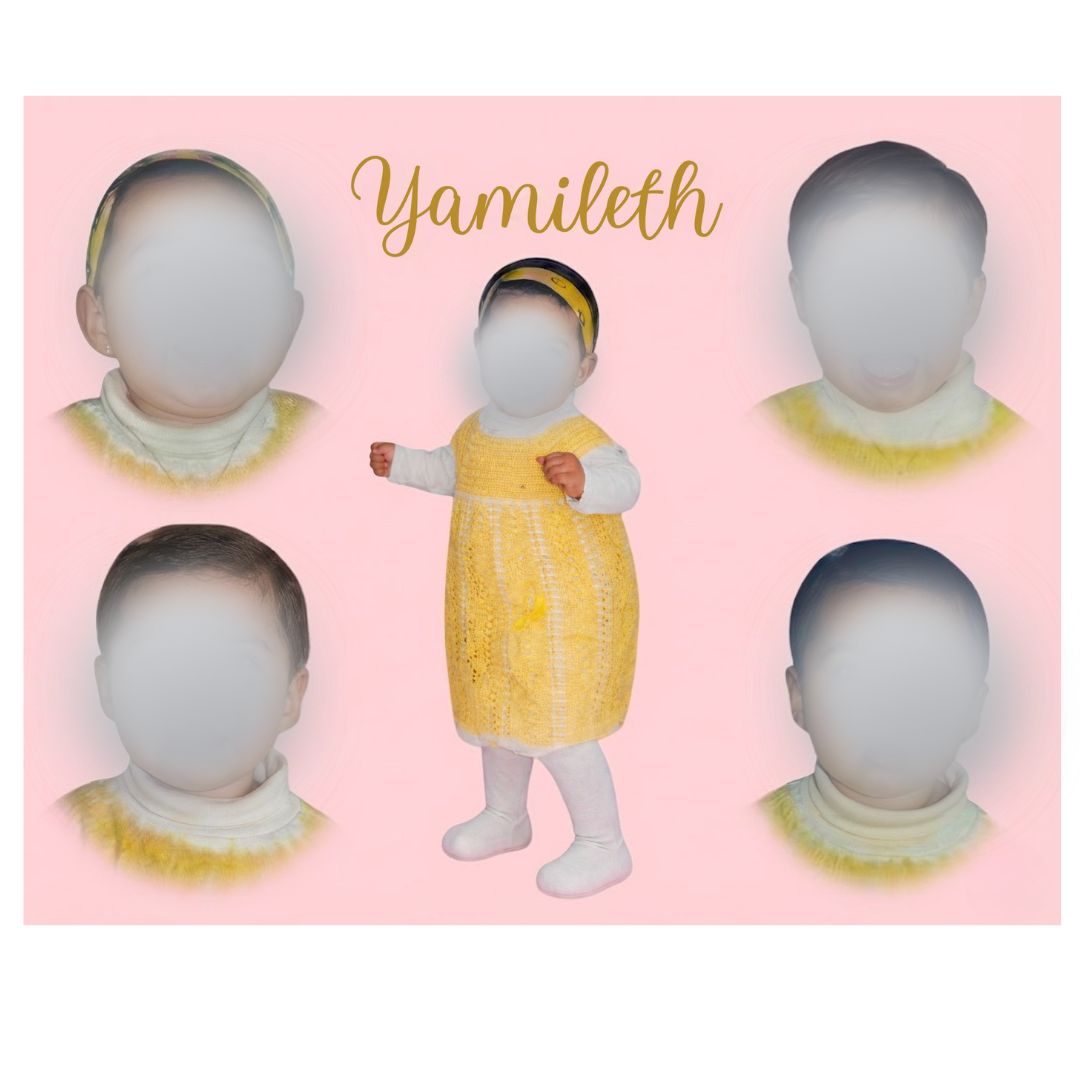 Three children walk along a dirt path.