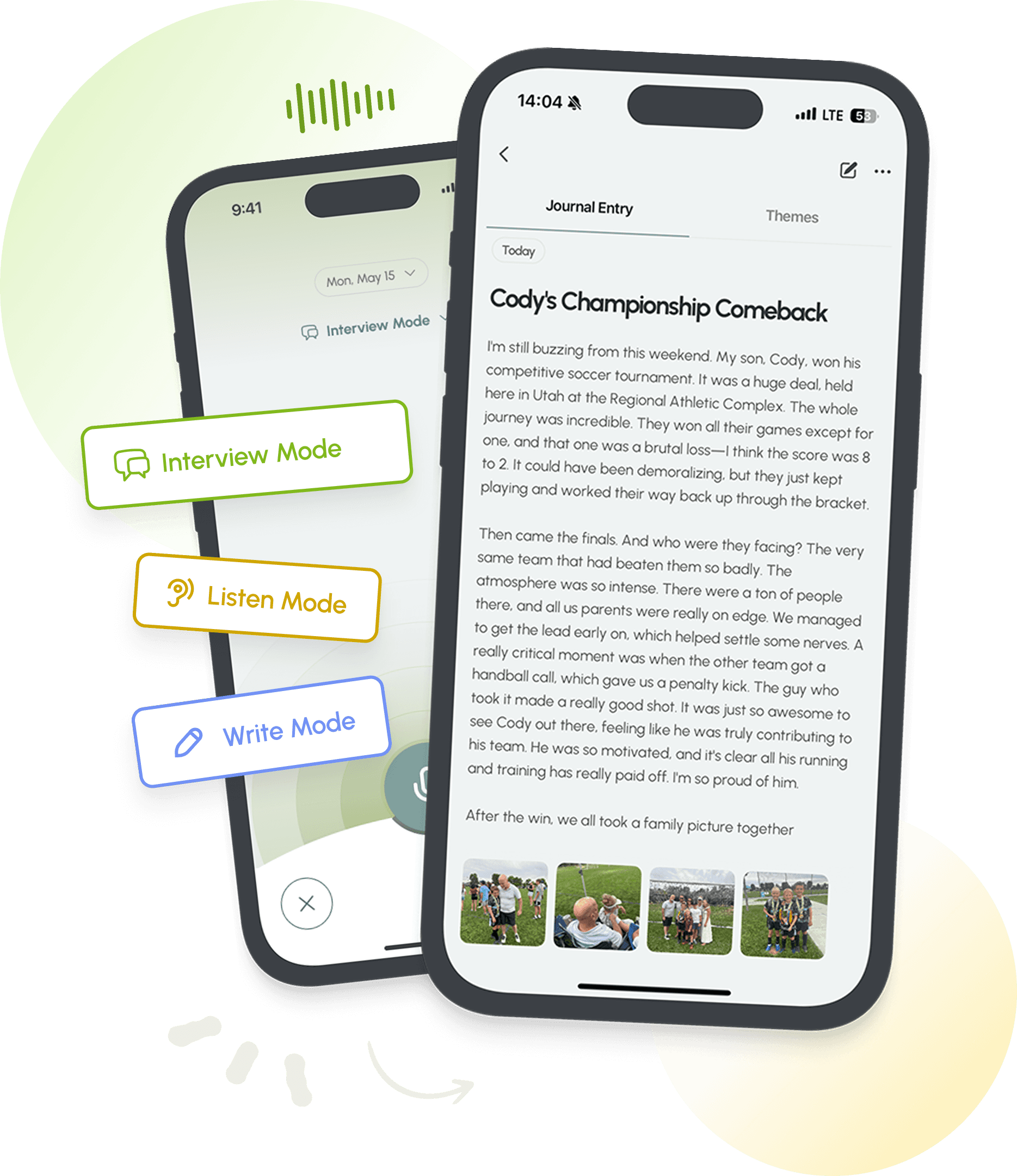 Savr AI Journaling App
