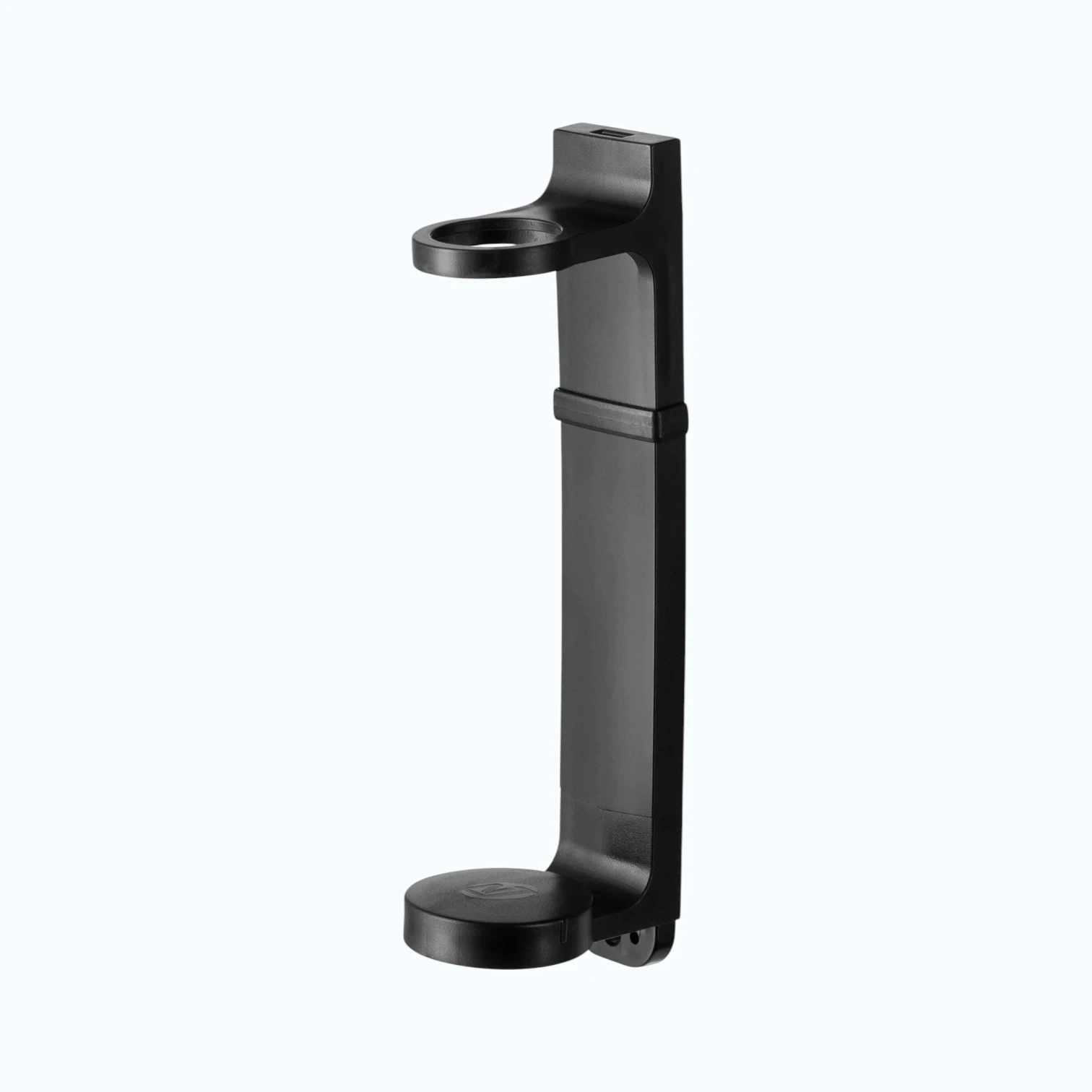 Eco-friendly tamper-proof soap dispenser bracket for hotel refillable systems, high-quality stainless steel, compatible with 300ml-500ml bottles.