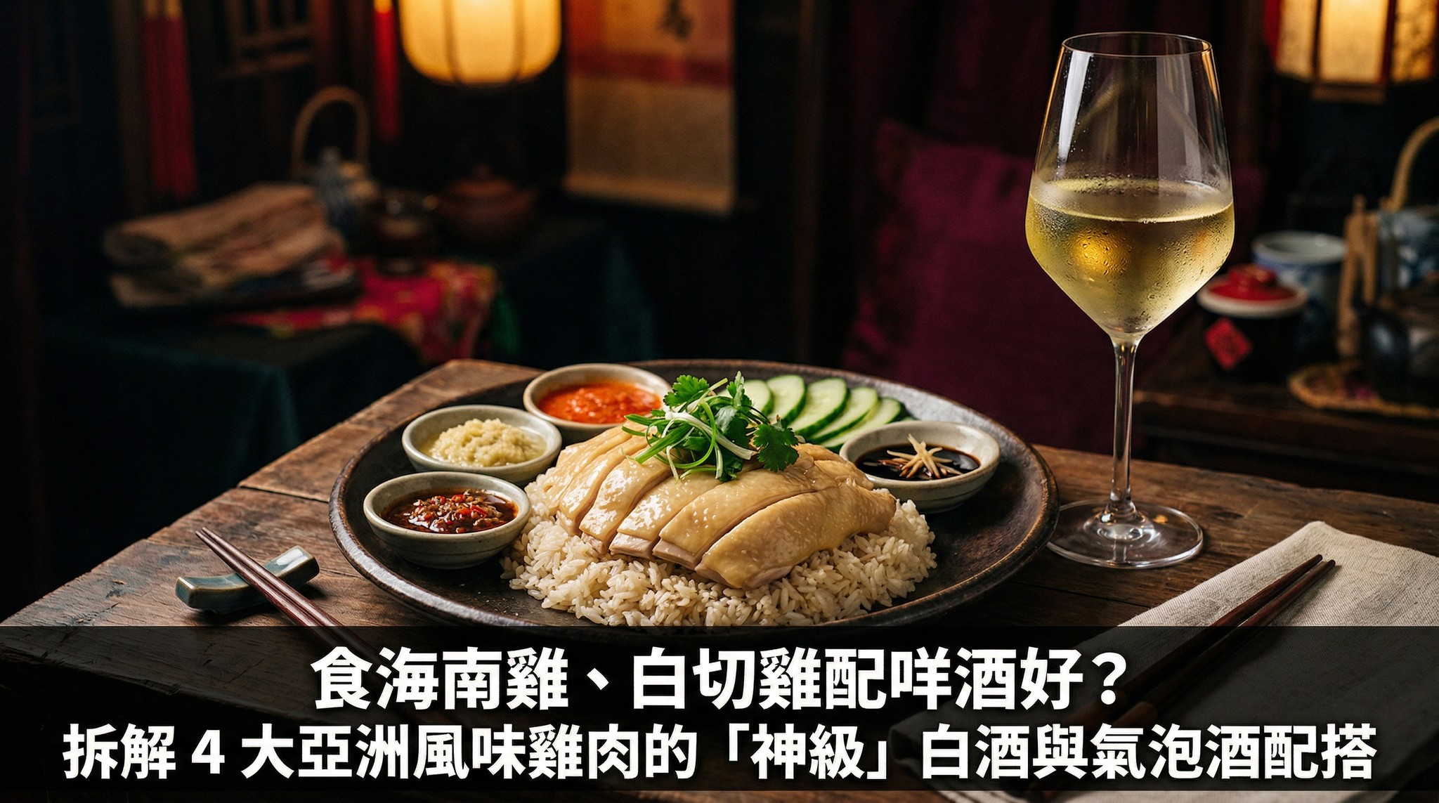 食海南雞、白切雞配咩酒好?拆解 4 大亞洲風味雞肉的「神級」白酒與氣泡酒配搭
