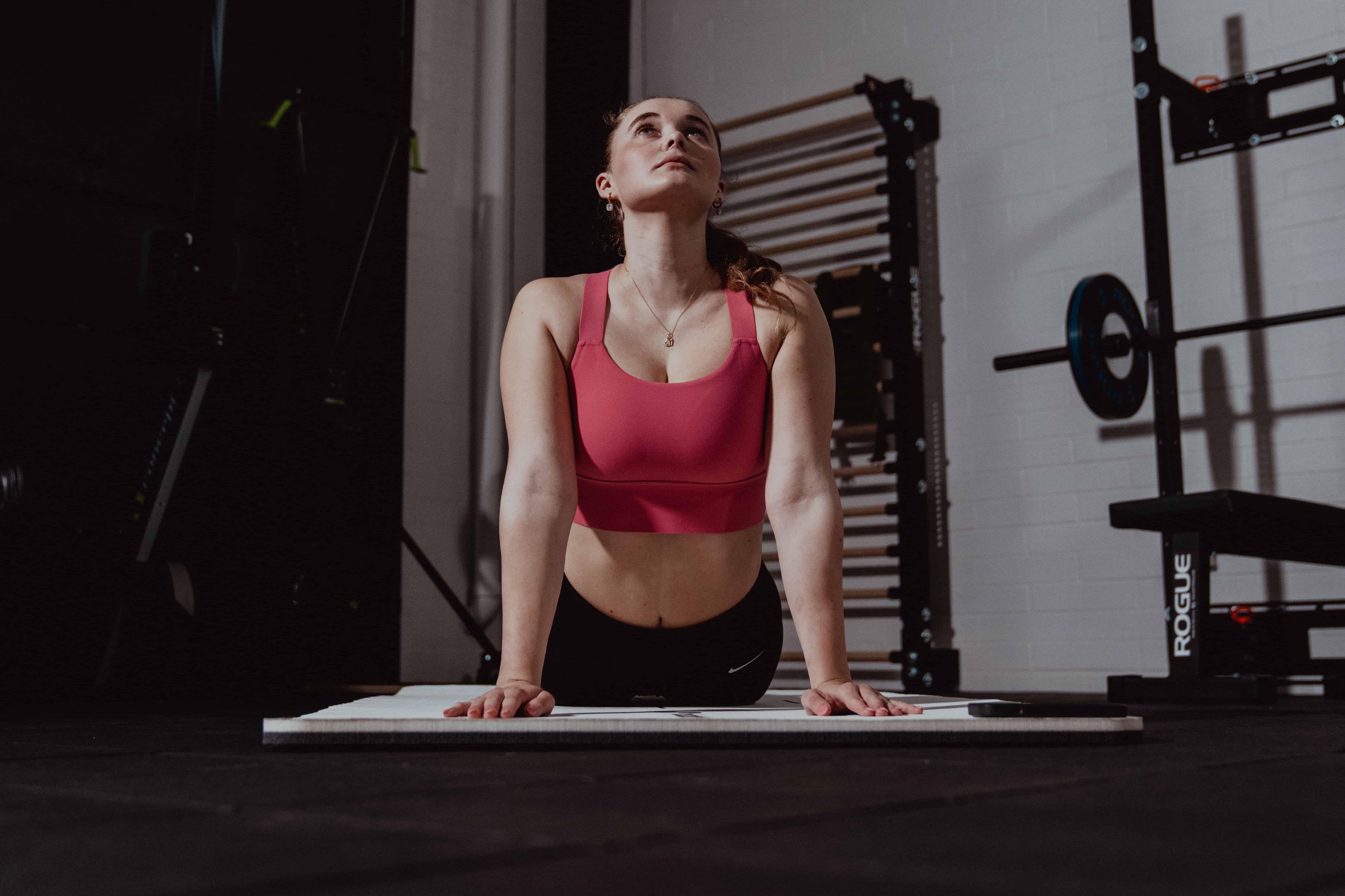 Woman Stretching in Gym - Mobility Exercises For Beginners