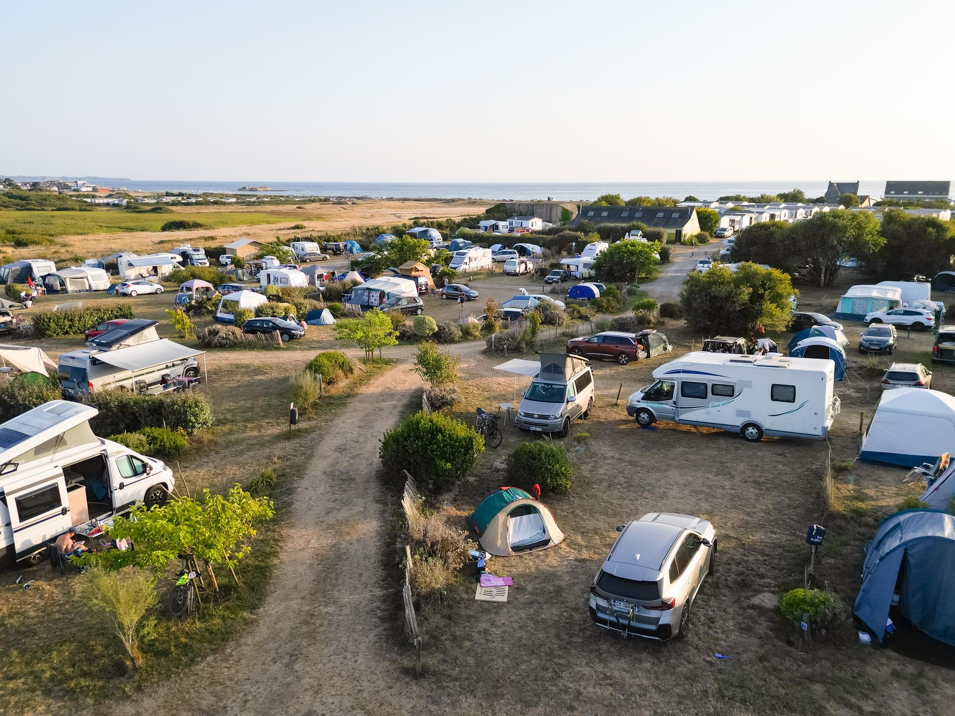 Camping Pen Er malo vu du haut